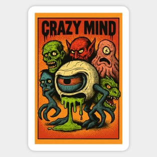 Crazy Mind Sticker
